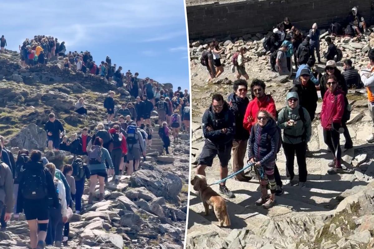 Mount Snowdon Overwhelmed by Crowds: The Unseen Chaos at the Summit