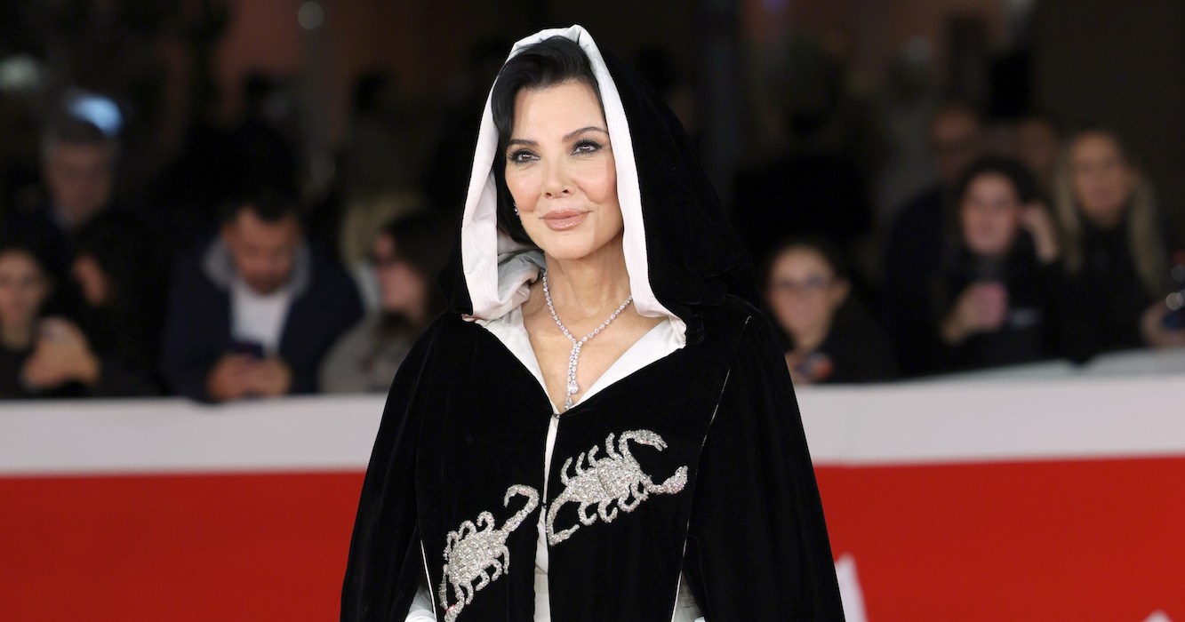 Kris Jenner Turns Heads in Elizabeth Taylor's Legendary Scorpion Cape