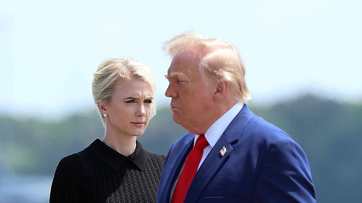 Trump's Awkward On-Stage Moment with Natalie Harp Sparks Online Debate