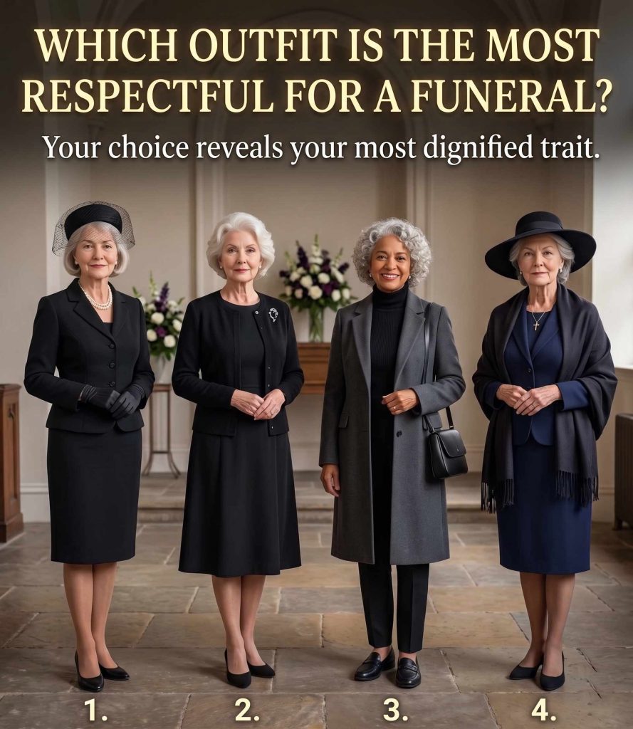 The Surprising Truth Your Funeral Outfit Choice Reveals About You